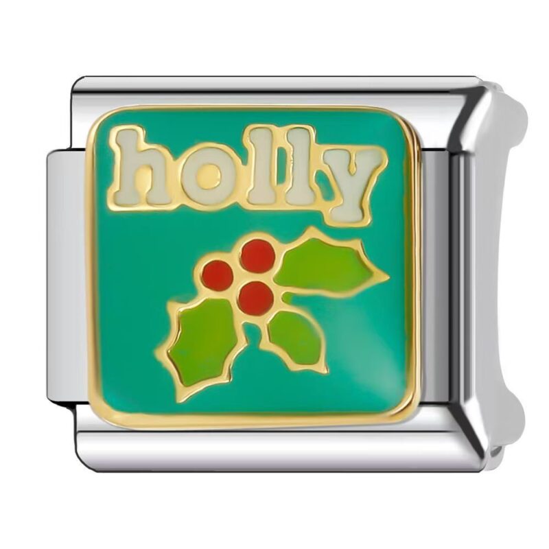 Italian Charm Bracelet Holly